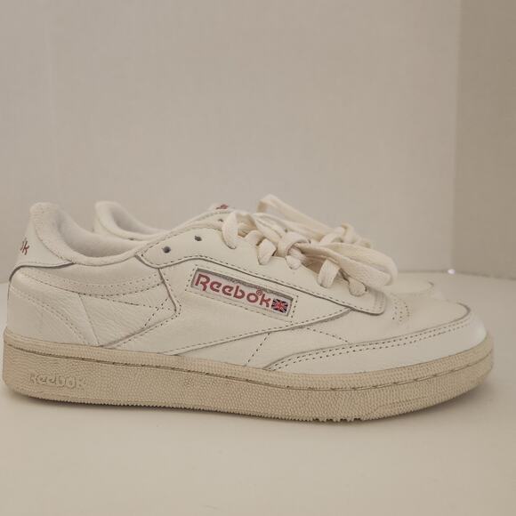Reebok Womens Club C 85 Vintage,Chalk/White/Rose,8 - Picture 2 of 8